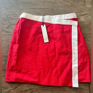 Bagatelle Red Mini Skirt